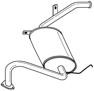 Rear Muffler (37699)