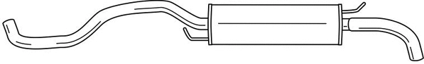 Rear Muffler (22621)
