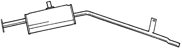 Rear Muffler (70601)