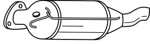 Soot/Particulate Filter, exhaust system (60330)