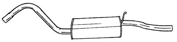 Rear Muffler (25663)