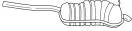 Rear Muffler (10650)