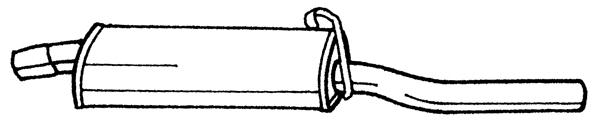 Rear Muffler (25605)