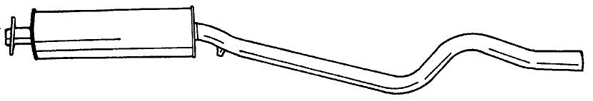 Centre Muffler (40448)