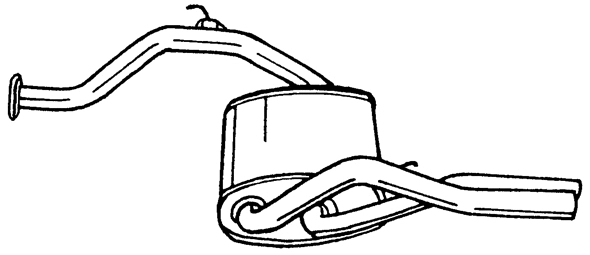 Rear Muffler (23639)