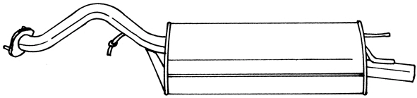 Rear Muffler (65627)