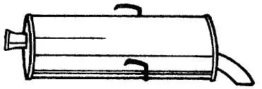 Rear Muffler (45625)