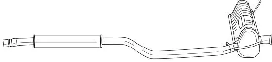 Centre Muffler (20438)