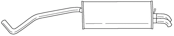 Rear Muffler (42604)