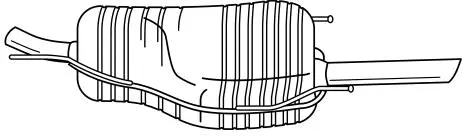 Rear Muffler (41605)