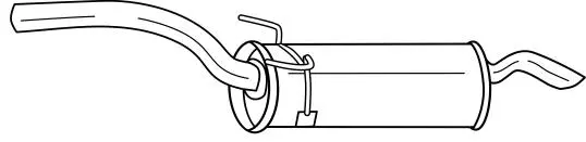 Rear Muffler (12627)