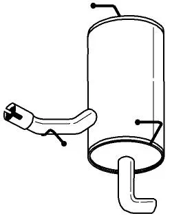 Rear Muffler (38679)