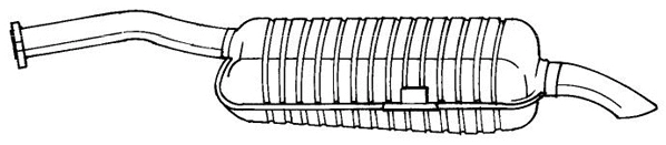 Rear Muffler (16658)