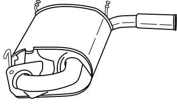 Rear Muffler (34602)