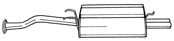 Rear Muffler (65607)