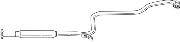 Centre Muffler (38418)