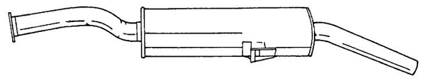 Rear Muffler (16646)