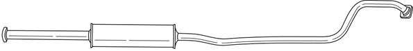 Centre Muffler (38422)