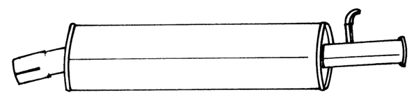 Rear Muffler (13623)