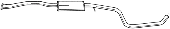 Centre Muffler (25454)