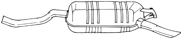Rear Muffler (35627)
