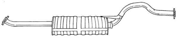 Rear Muffler (37608)