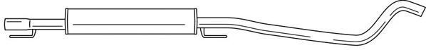 Centre Muffler (41436)