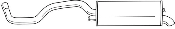 Rear Muffler (22626)