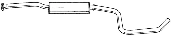 Centre Muffler (25429)