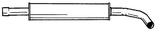 Centre Muffler (22419)