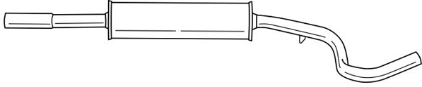 Centre Muffler (22418)
