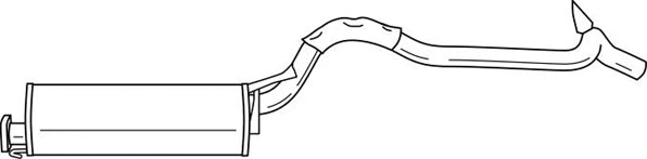 Rear Muffler (37611)