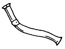 Exhaust Pipe (11100)