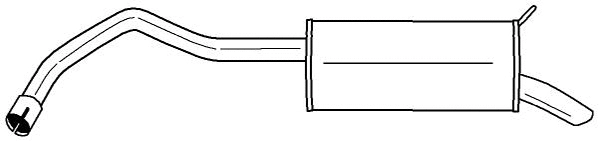 Rear Muffler (49641)