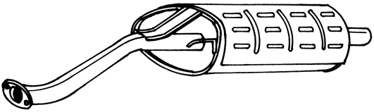 Rear Muffler (65642)
