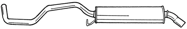 Rear Muffler (22610)