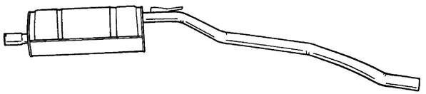 Rear Muffler (38612)