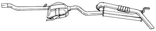 Rear Muffler (13630)