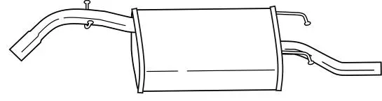 Rear Muffler (73612)