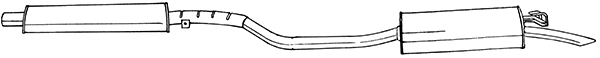 Rear Muffler (12694)