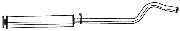 Centre Muffler (40446)