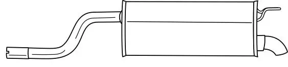 Rear Muffler (13686)
