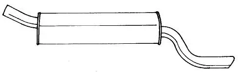 Rear Muffler (40671)