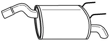 Rear Muffler (41674)