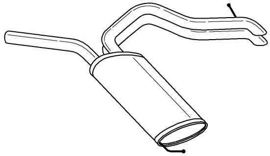 Rear Muffler (49639)
