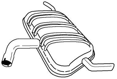 Rear Muffler (22623)