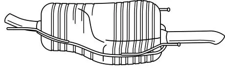 Rear Muffler (41663)