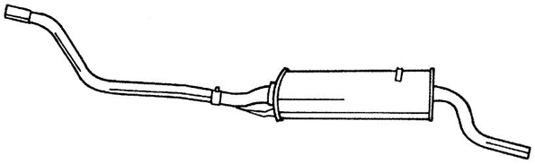 Rear Muffler (60601)