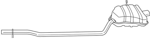 Rear Muffler (77606)