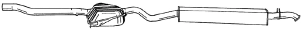 Rear Muffler (16628)